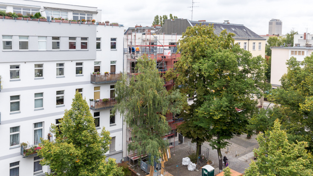 Schlüterstraße – Dachgeschoß wird erweitert